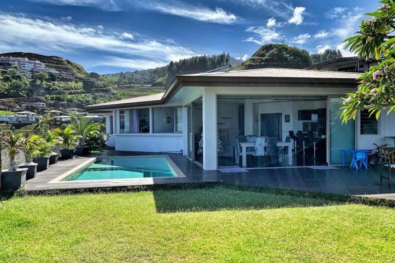 Villa Tiki Wonderfull Sea View Punaauia  Luaran gambar