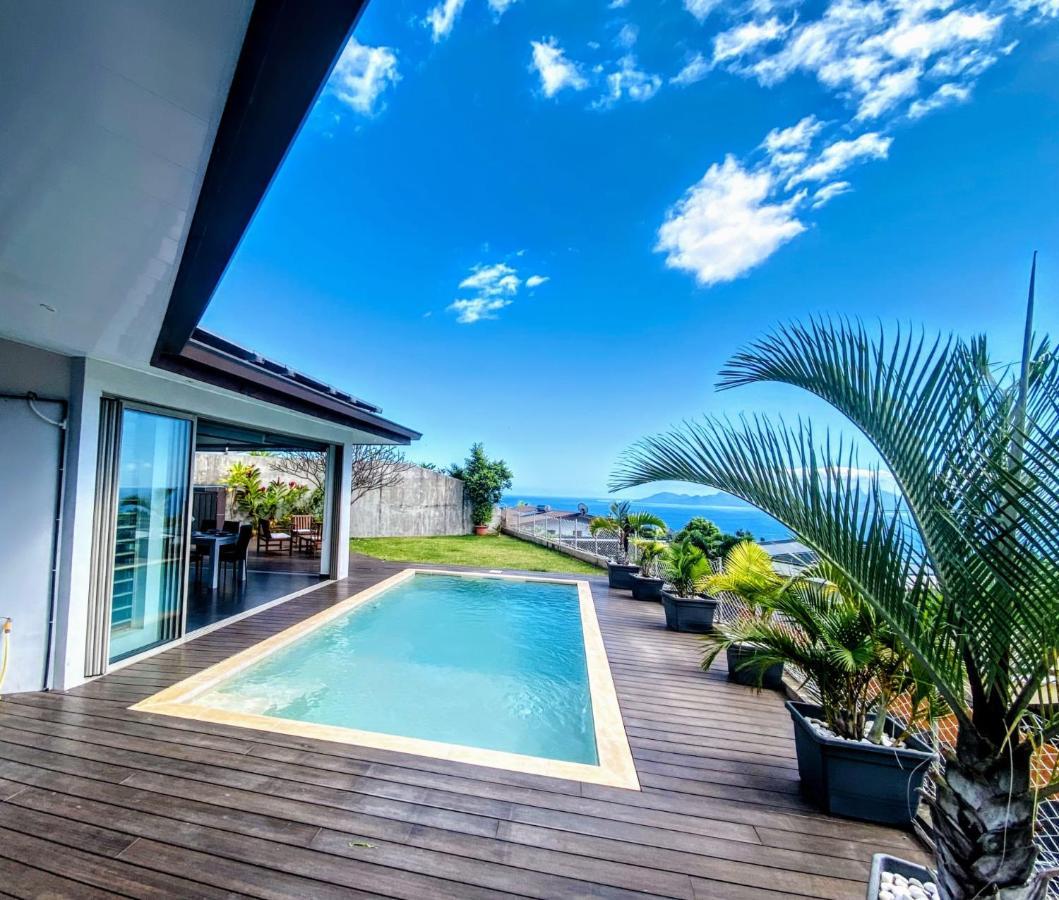 Villa Tiki Wonderfull Sea View Punaauia  Luaran gambar