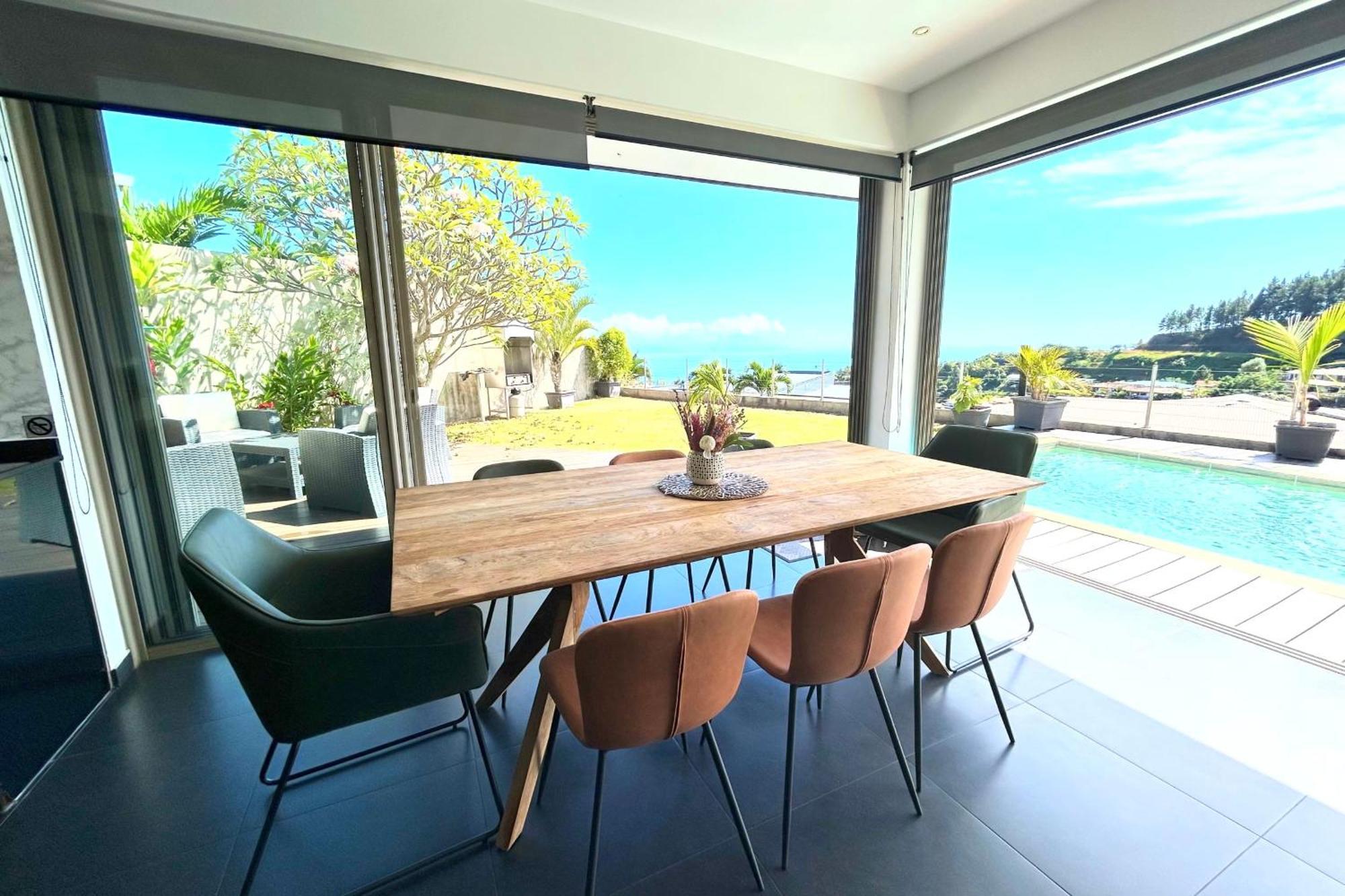 Villa Tiki Wonderfull Sea View Punaauia  Luaran gambar