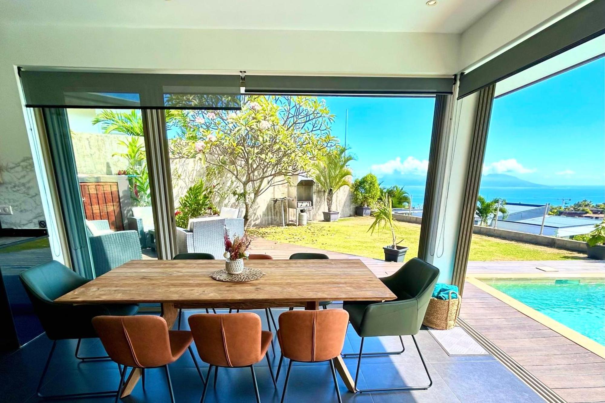 Villa Tiki Wonderfull Sea View Punaauia  Luaran gambar